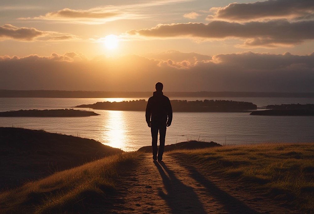 Looking onto the light of the sun