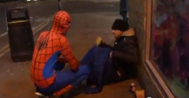 a real spiderman hero