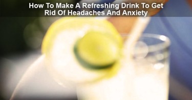 make a lemonade to help relieve headaches and anxiety