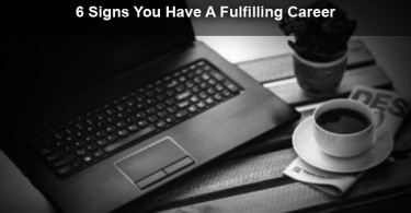 signs of a fulfilling career