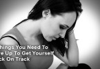 Get back on track from discouragement