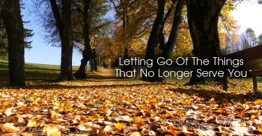 letting go of what doesn't serve you