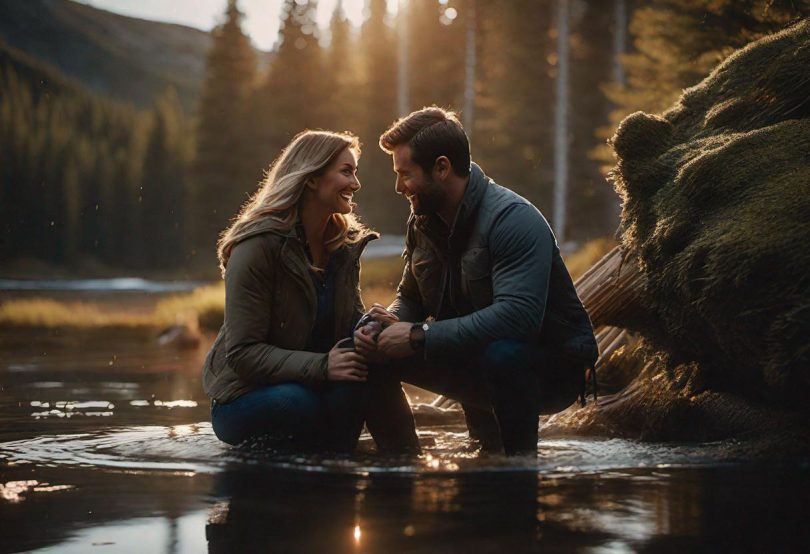 couple in nature