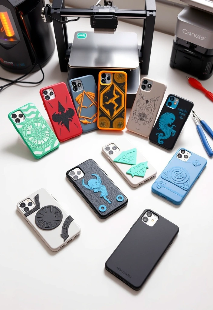 3D Printed Toppers: 10 Ways to Upgrade Your DIY Projects! - 9. Innovative Phone Cases